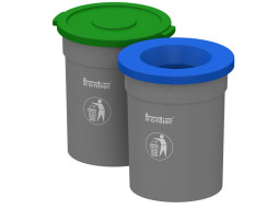 Round Dustbins