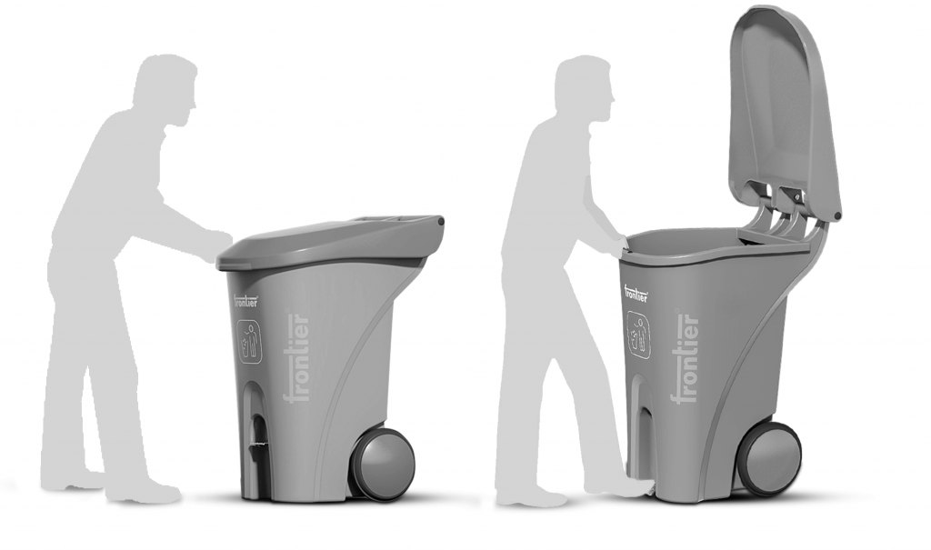 Foot Pedal Bins Foot Pedal Operated Wheel Waste Bin