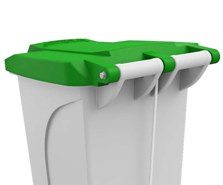 Foot Pedal Bins Foot Pedal Operated Wheel Waste Bin