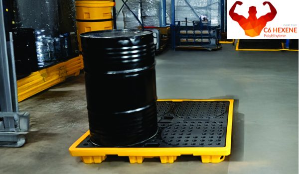 4 Drum Spill Pallet - 70L HEAVY