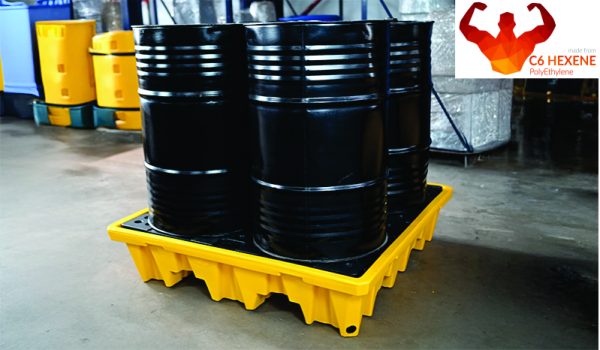 4 Drum Spill Pallet - 225L  HEAVY