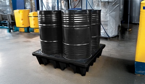4 Drum Spill Pallet - 225L